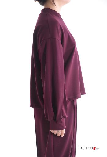 long sleeve crew neck oversized Sweatshirt - ph 3