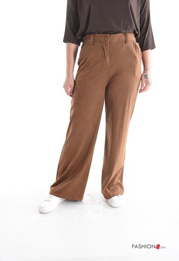 Pantalone con tasche con bottoni con zip - ph 1