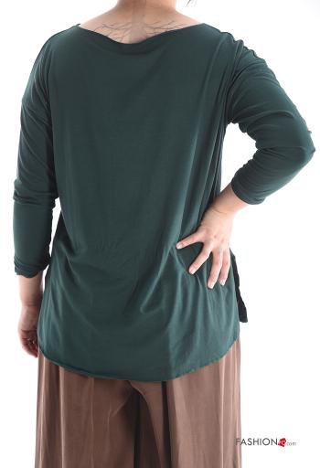 Maglietta a manica lunga con scollo a barca - ph 2