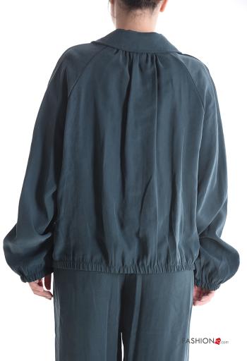 Blusão manga comprida com gola com fecho - ph 2