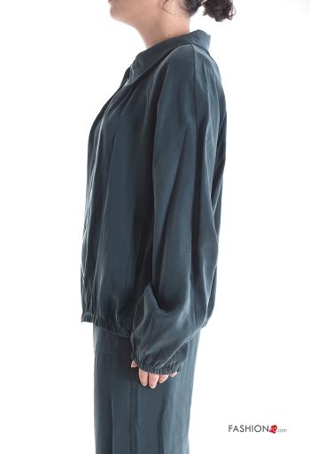 Blusão manga comprida com gola com fecho - ph 3