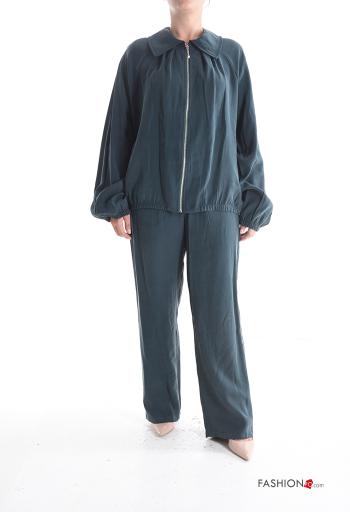 Blusão manga comprida com gola com fecho - ph 5