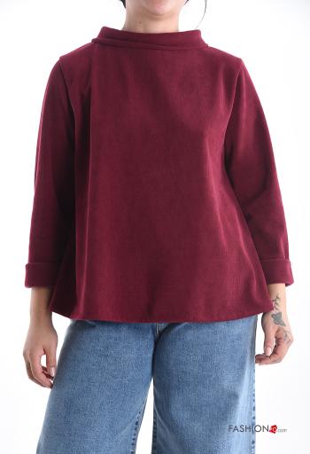 Jersey manga larga cuello redondo