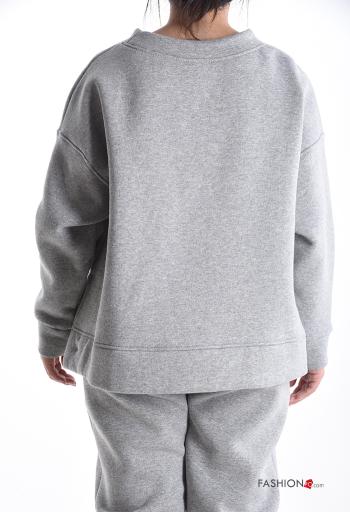 Felpa in Cotone maniche lunghe girocollo - ph 2
