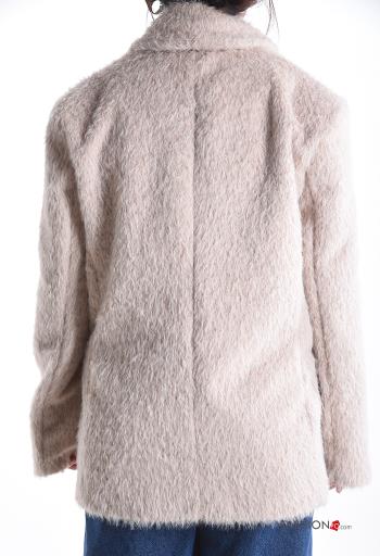 Cappotto maniche lunghe con bottoni con fodera - ph 2