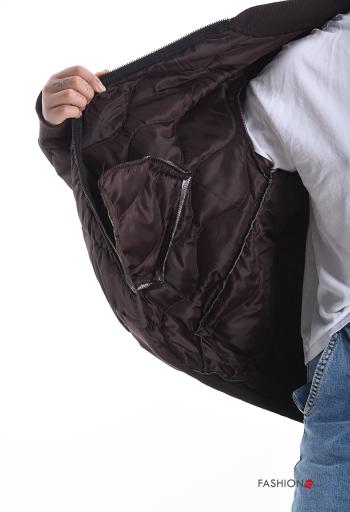 Bomber con fodera con tasche con zip - ph 6