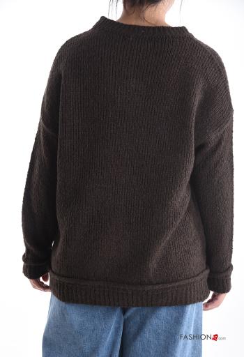 Maglione in Misto Lana maniche lunghe girocollo - ph 2