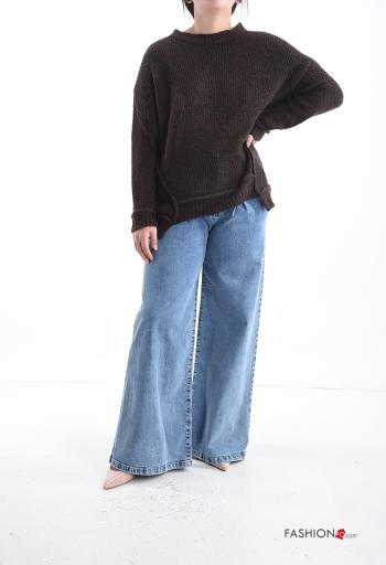 Maglione in Misto Lana maniche lunghe girocollo - ph 5