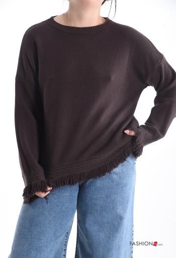 Lässiges Strickpullover