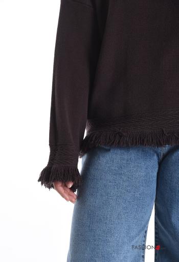 Lässiges Strickpullover - ph 4