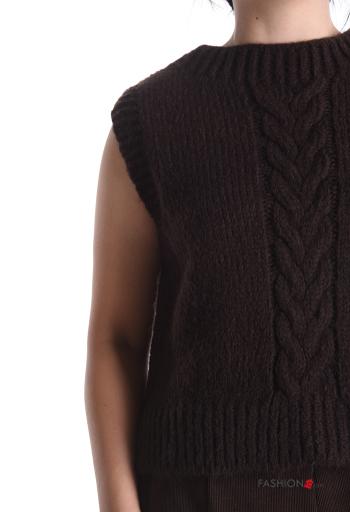 Maglione senza maniche girocollo - ph 4