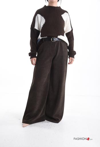 Maglione in Misto Lana maniche lunghe girocollo Fantasia astratta - ph 5