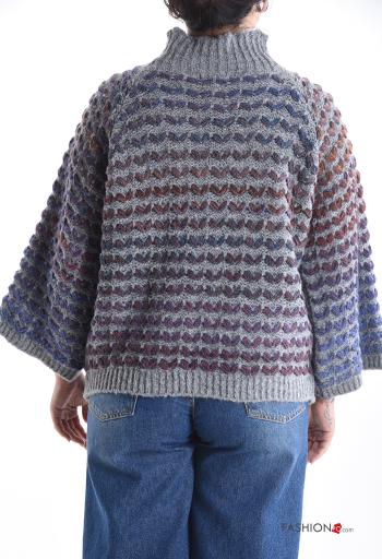 Maglione in Misto Lana maniche lunghe a collo alto - ph 2