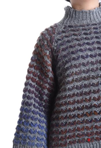 Maglione in Misto Lana maniche lunghe a collo alto - ph 4