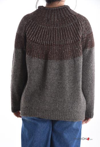 Maglione in Misto Lana maniche lunghe girocollo - ph 2