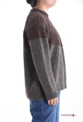 Maglione in Misto Lana maniche lunghe girocollo - ph 3