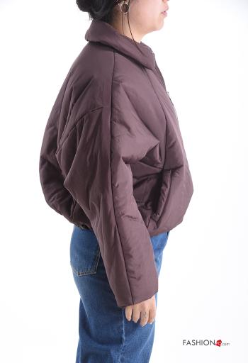 Piumino in Cotone con colletto con fodera con tasche con zip - ph 3