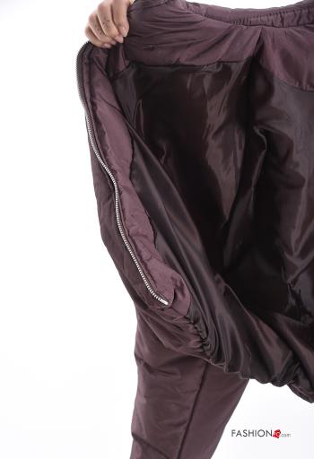 Piumino in Cotone con colletto con fodera con tasche con zip - ph 6