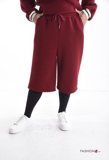 Bermuda in Cotone con tasche con elastico - ph 1