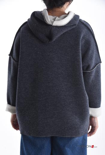 Felpa maniche lunghe con cappuccio - ph 2