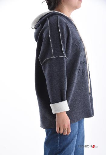 Felpa maniche lunghe con cappuccio - ph 3