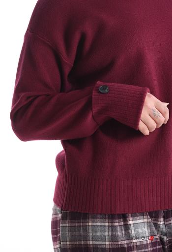 long sleeve Sweater Rollneck with buttons - ph 4