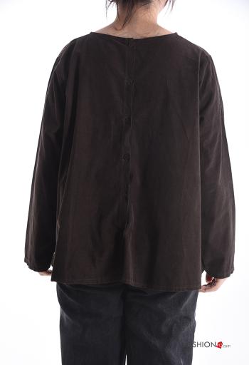 Jersey de Algodón manga larga cuello redondo con botones - ph 2