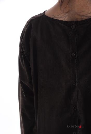 Jersey de Algodón manga larga cuello redondo con botones - ph 4