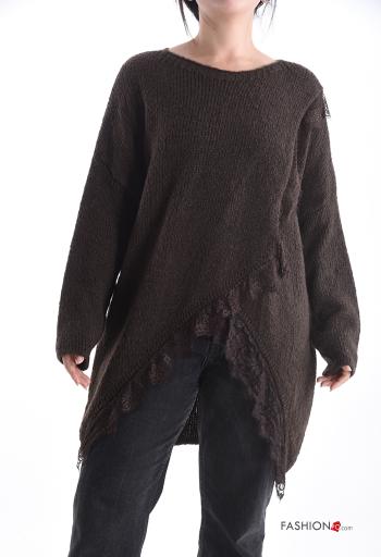 Strickpullover aus Wollmischung