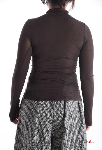Cashmere Blend Long sleeved top Rollneck - ph 2