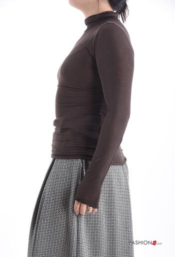 Cashmere Blend Long sleeved top Rollneck - ph 3