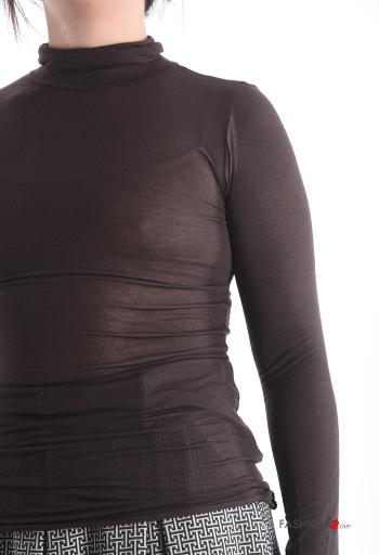 Cashmere Blend Long sleeved top Rollneck - ph 4