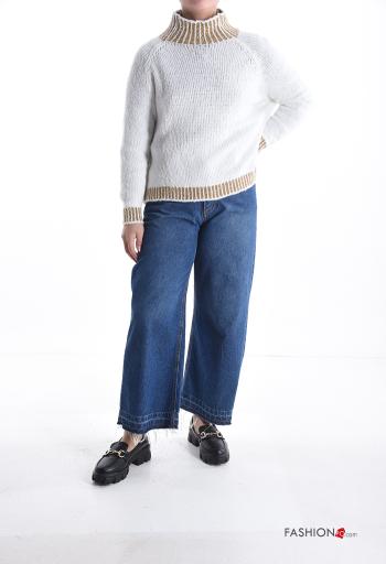 Jersey de Mezcla de Lana De lurex manga larga de cuello alto - ph 5