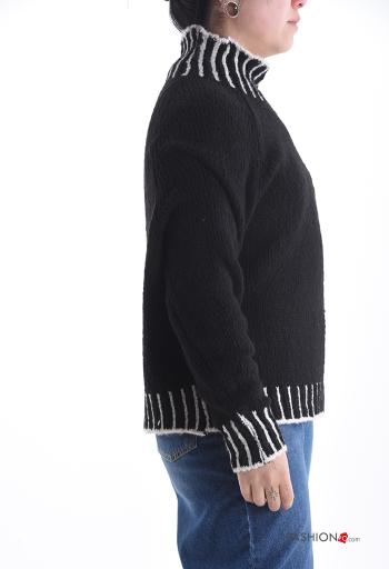 Jersey de Mezcla de Lana manga larga de cuello alto - ph 3