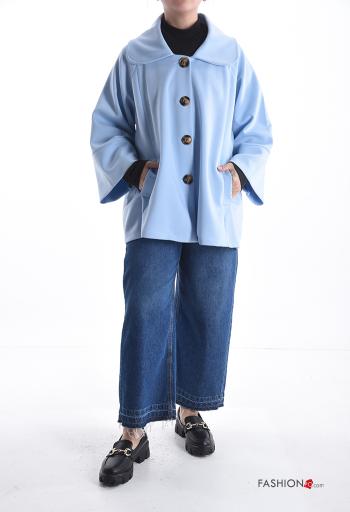 Chaqueta manga larga con cuello con bolsillos con botones sin forro - ph 5