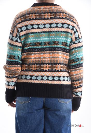 Jersey de Mezcla de Lana manga larga cuello redondo - ph 2