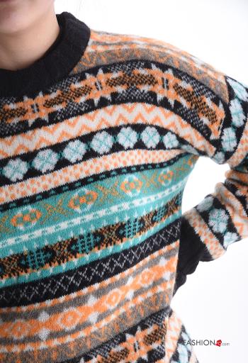 Jersey de Mezcla de Lana manga larga cuello redondo - ph 4