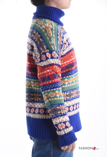 Jersey de Mezcla de Lana manga larga de cuello alto - ph 3