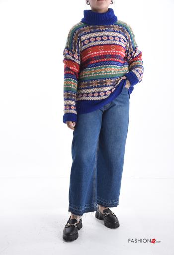 Jersey de Mezcla de Lana manga larga de cuello alto - ph 5