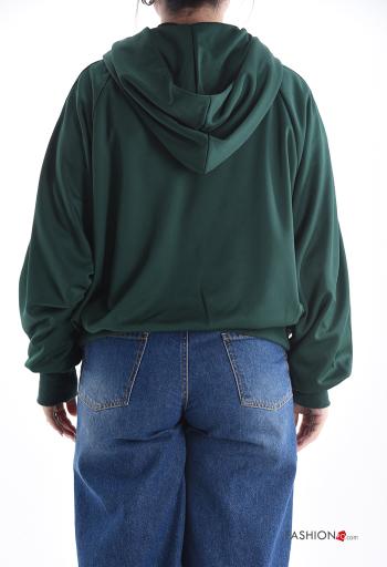 Sudadera de Algodón manga larga con bolsillos con capucha - ph 2