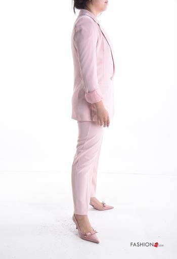 long sleeve Suit with buttons with zip with pockets - ph 3