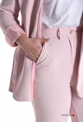 long sleeve Suit with buttons with zip with pockets - ph 4