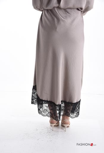 Saia renda cetim com elástico - ph 2