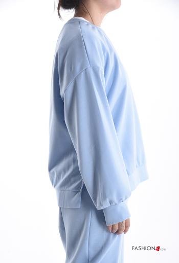 Sweatshirt manga comprida gola redonda - ph 3