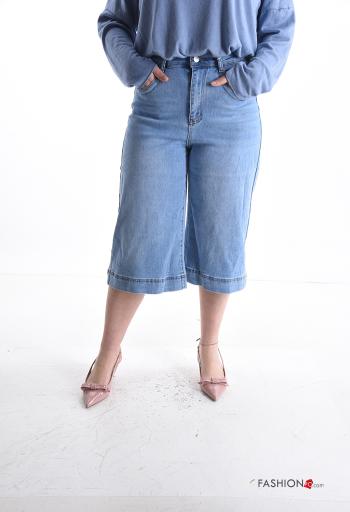 denim Cotton Bermuda
