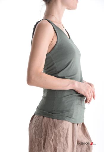 sleeveless crew neck Tank-Top - ph 3
