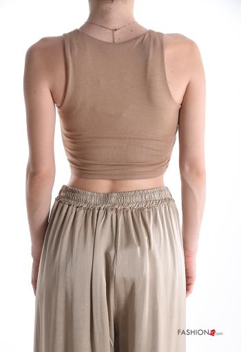 Top corto senza maniche girocollo - ph 2