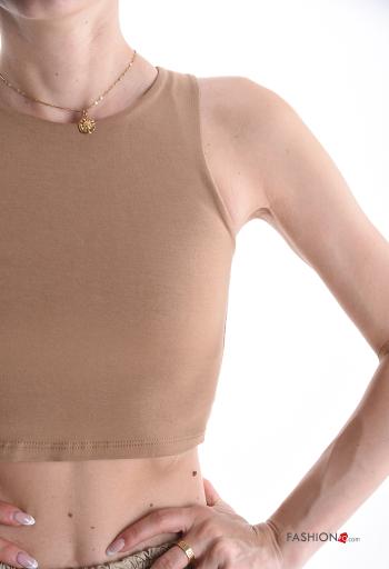 Top corto senza maniche girocollo - ph 4