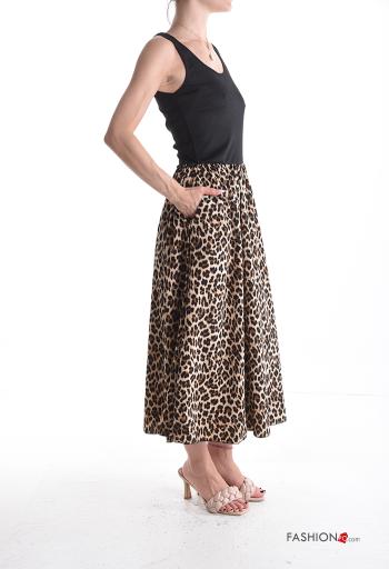 Abito senza maniche girocollo con tasche - ph 3