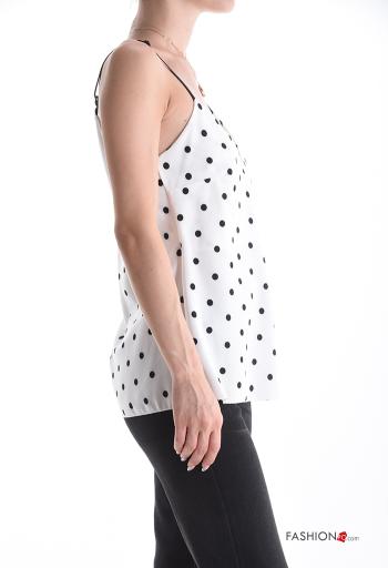 Top sin mangas ajustable espalda descubierta con cuello en v - ph 3